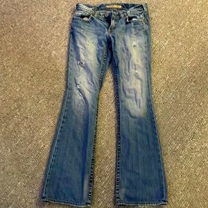 Big star jeans 28 waist inseam says long